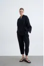 Bluz Pantolon Takım - Siyah