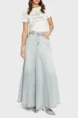 Guess 4G Ss Pamuklu Jarse Regular Fit Logolu Tshirt - Ekru