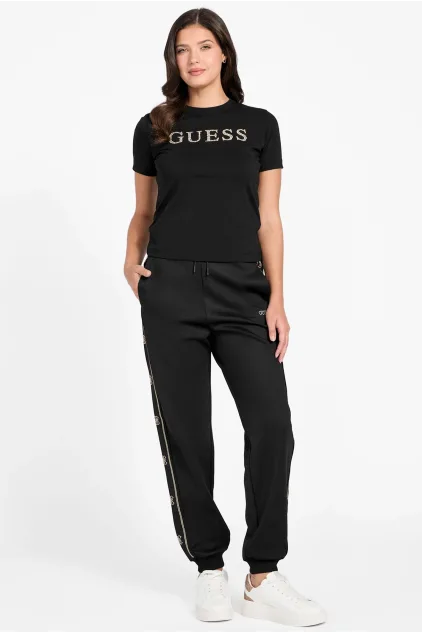 Guess Kadın Kısa Kol Tshirt - Siyah