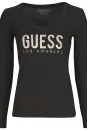 Guess Los Angeles Logolu Uzun Kol Bluz - Siyah
