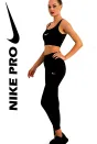 Nike Pro Gofre Tayt Takım - Siyah