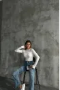 OYS Kayık Yaka Badi - Krem