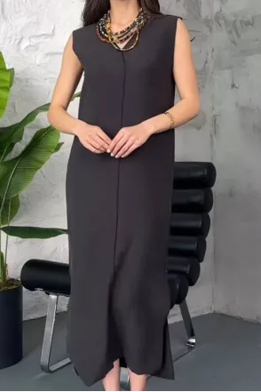 Pensli Elbise-Siyah