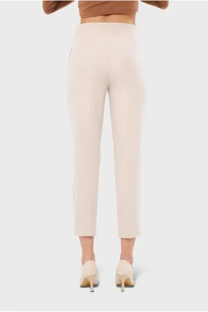 Süveyda Zra Model Piliseli Pantolon - Taş