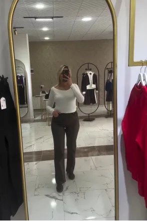 Zra Premium Kalite Mumlu Jean - Acı Kahve 