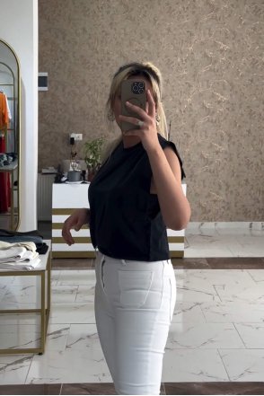 Zra Premium Kalite Önden Cepli Flare Jean - Beyaz