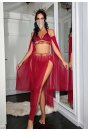 Kadın Fantazi Kırmızı Özel Tasarım Harem Fantezi Kostüm 2271