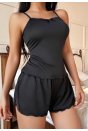 Kadın Yırtmaçlı Şortlu Pijama Takım 5180