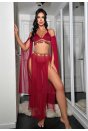 Kadın Fantazi Kırmızı Özel Tasarım Harem Fantezi Kostüm 2271