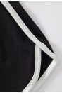 Kadın Siyah Askılı Crop Top ve Şortlu Gecelik Takım