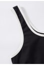 Kadın Siyah Askılı Crop Top ve Şortlu Gecelik Takım