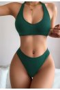 Kadın Yeşil Seamless Tanga Sütyen Takım